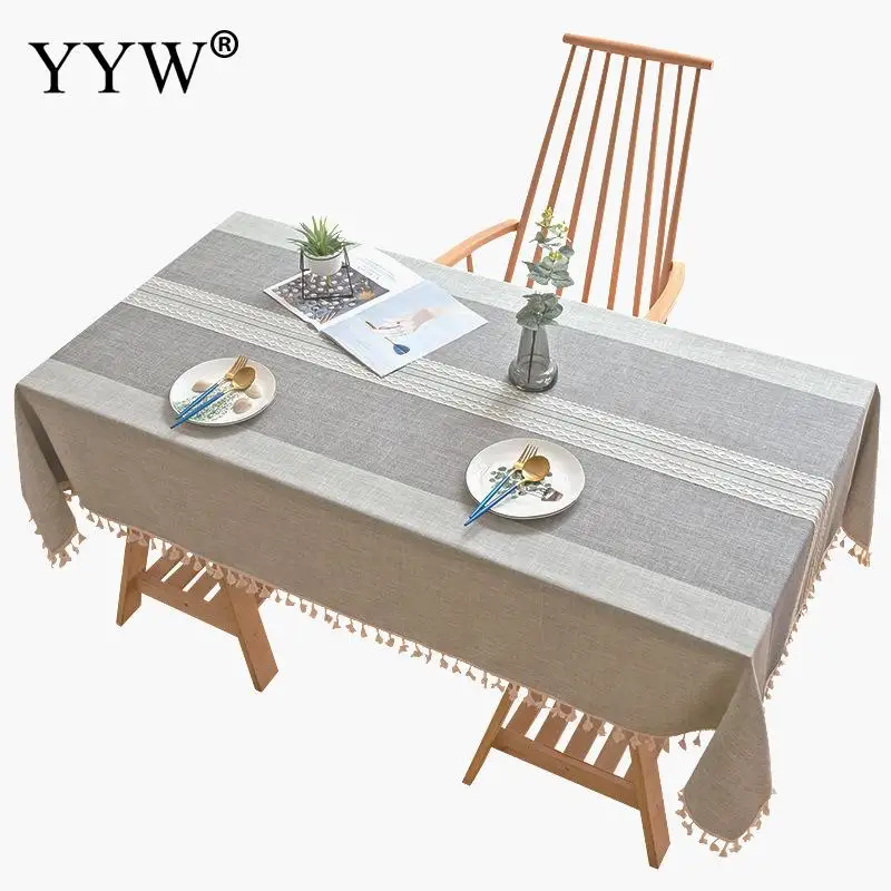 Хлопковая скатерть покрытие для стола пыленепроницаемые моющиеся настольные