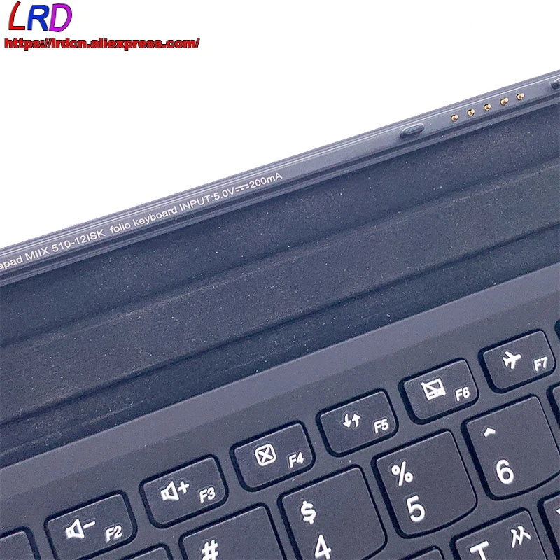 

New Original KR Korean Portable Mini Base Folio Keyboard Case for Lenovo Ideapad Miix 510 -12IKB -12ISK Tablet 5N20N21146