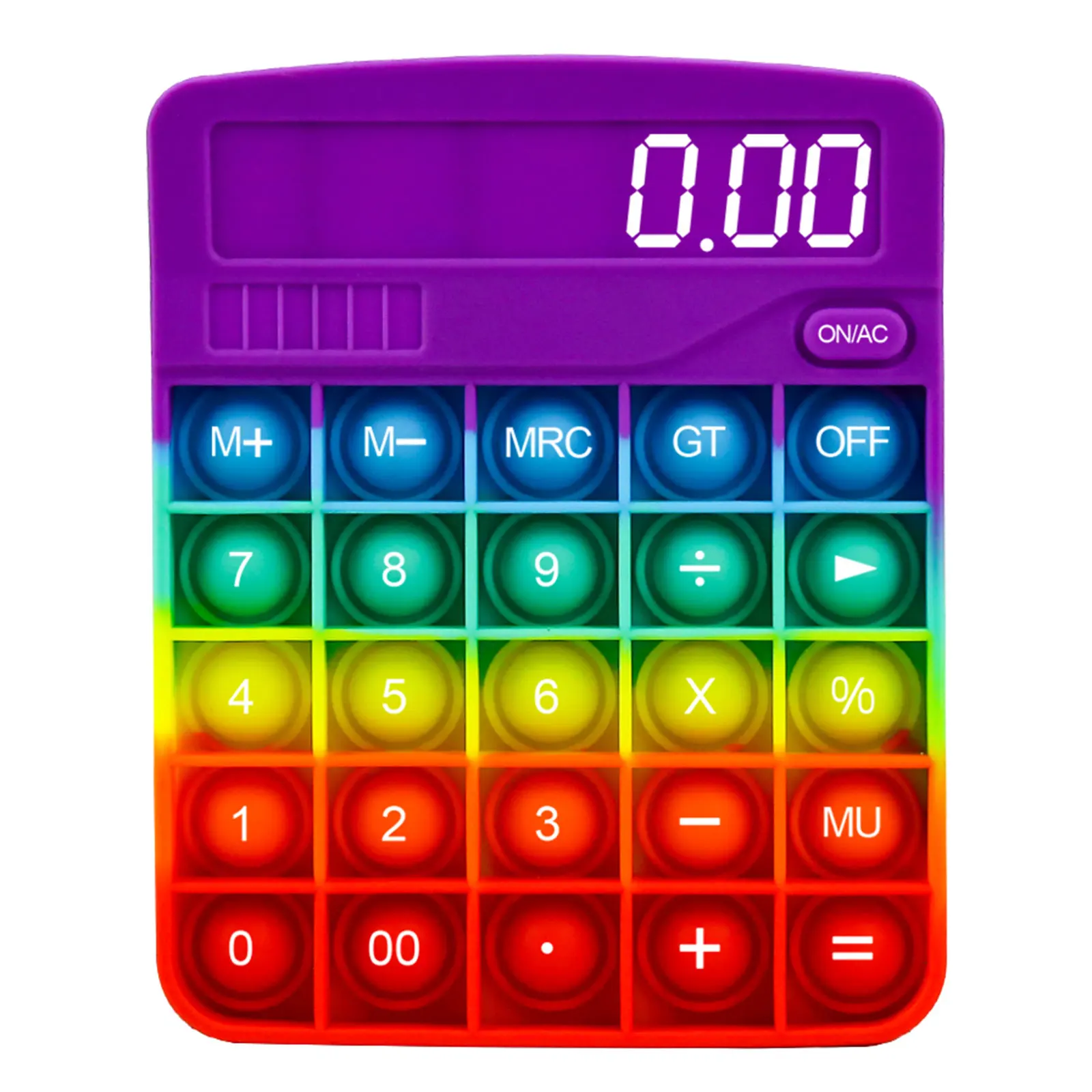 

Calculator Push Bubble Toy Stress Relief Special Needs Autism Toys Silicone Concentration for Kids Education Supplies