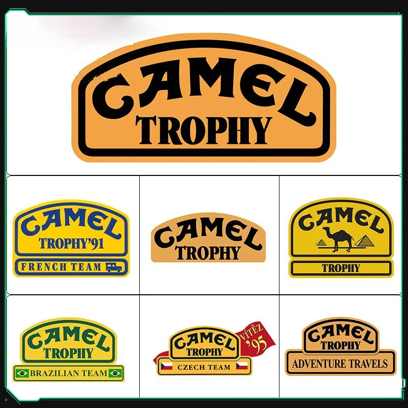 

Car Stickers Decor Motorcycle PVC Decals Camel Trophy Decal Decorative Accessories Creative Sunscreen Waterproof ,13cm*7cm