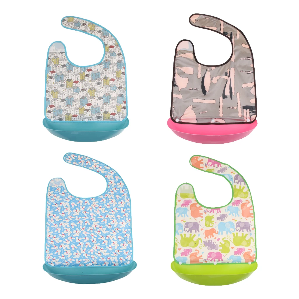 Большой слюнявчик для взрослых женщин и мужчин многоразовый моющийся протектор