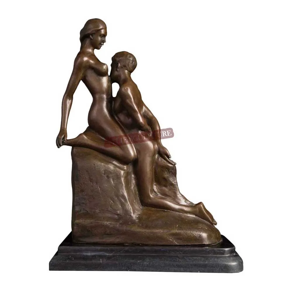 Статуя влюбленных вечного кумира от Rodin бронзовая Реплика знаменитая