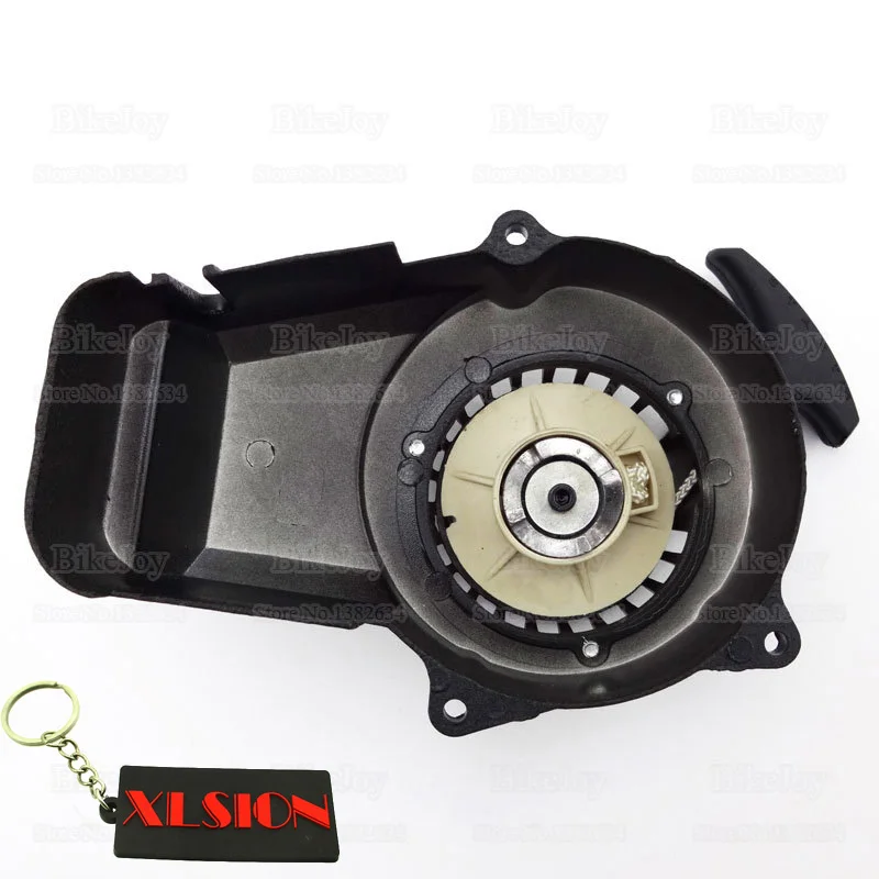 Черный сплав пусковое устройство карманный мини-велосипед 47cc 49cc 2-тактный скутер