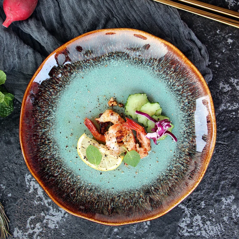 Керамическая тарелка Западная тарелки для макаронных изделий стейков салатов