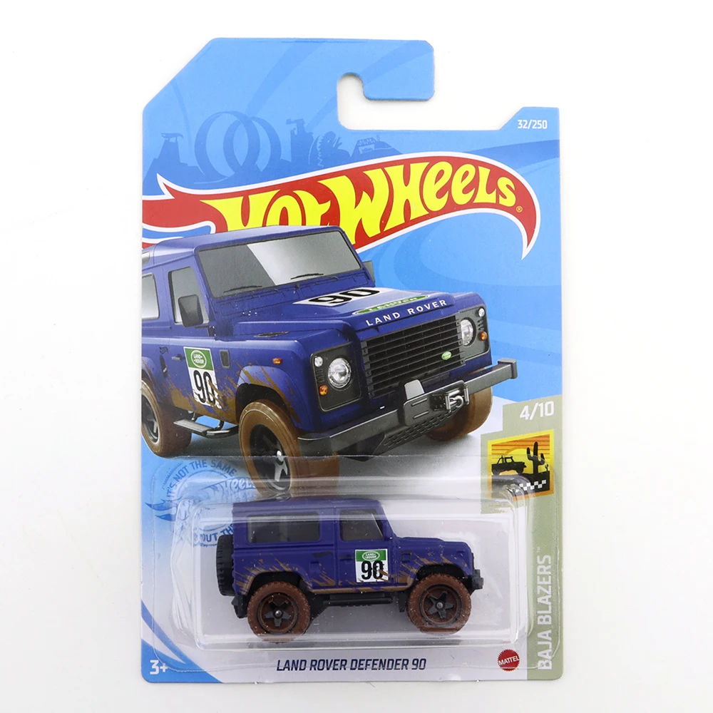 2021-32 LAND ROVER DEFENDER 90 оригинальные горячие колеса Мини Сплав купе 1/64 Металл литье под