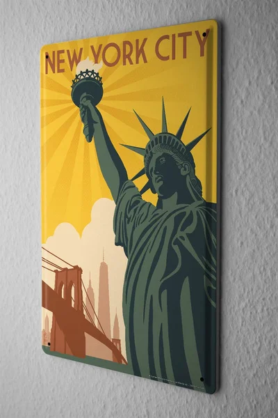 

Tin Sign Travel Kitchen New York