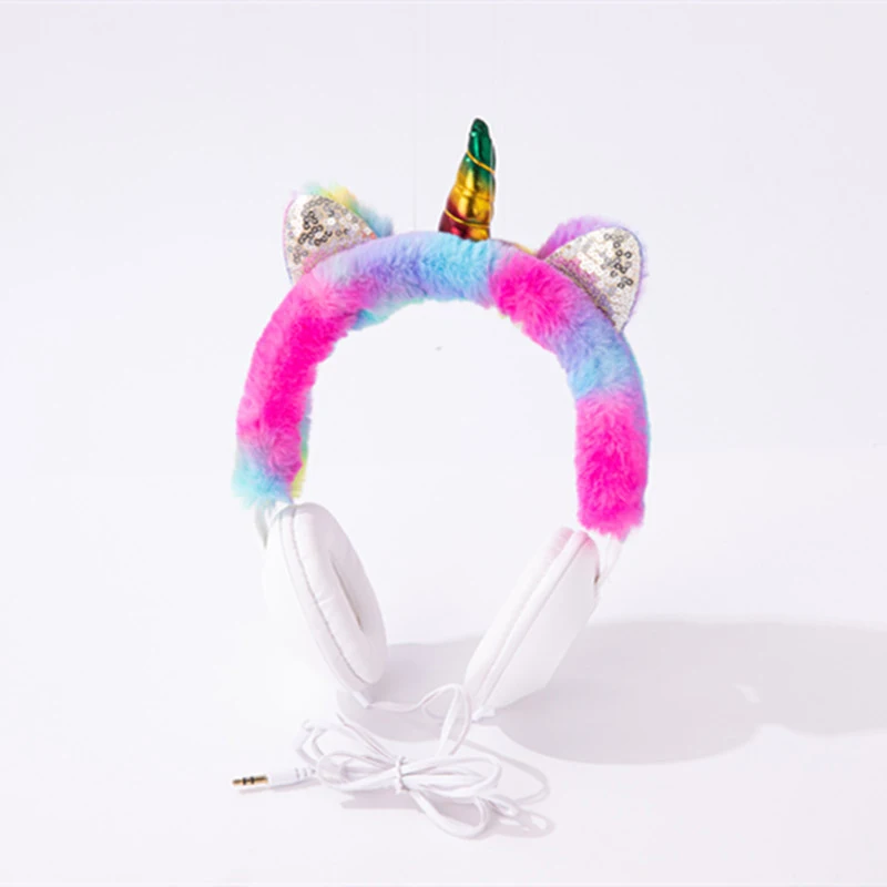 

Headphones - Over Ear Wired Girls Kids 1.2m Length Cable 106dB Volume Headset For Laptop MP3 Tablet PC