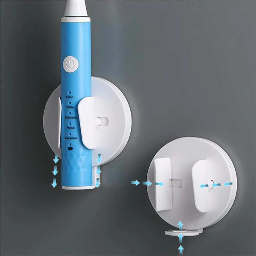 

Electric Toothbrush Holder Traceless Toothbrush Stand Rack Wall-Mounted Bathroom 1.5-3.7cm Adapt Electric Toothbrush Holder