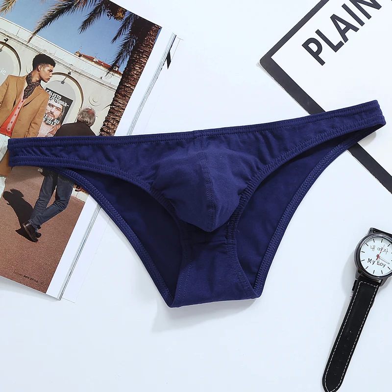 Хлопковые брифы мужское нижнее белье бикини Прямая поставка Мужские дышащие