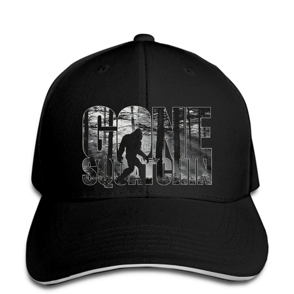 

Baseball cap Gone Squatchin Black Adult Mens Baseball caps