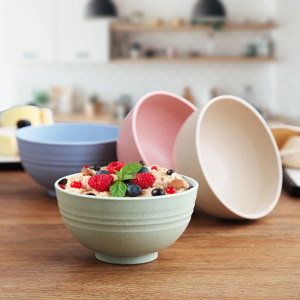 4 шт. большая Экологически чистая Пшеничная солома Детская рисовая лапша