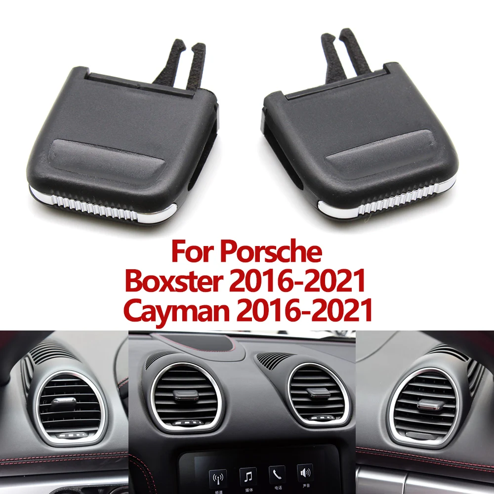 

Interior Car Front Air Condition AC Vent Grille Tab Clip Slider Repair Kit For Porsche Boxster Cayman 2016-2021