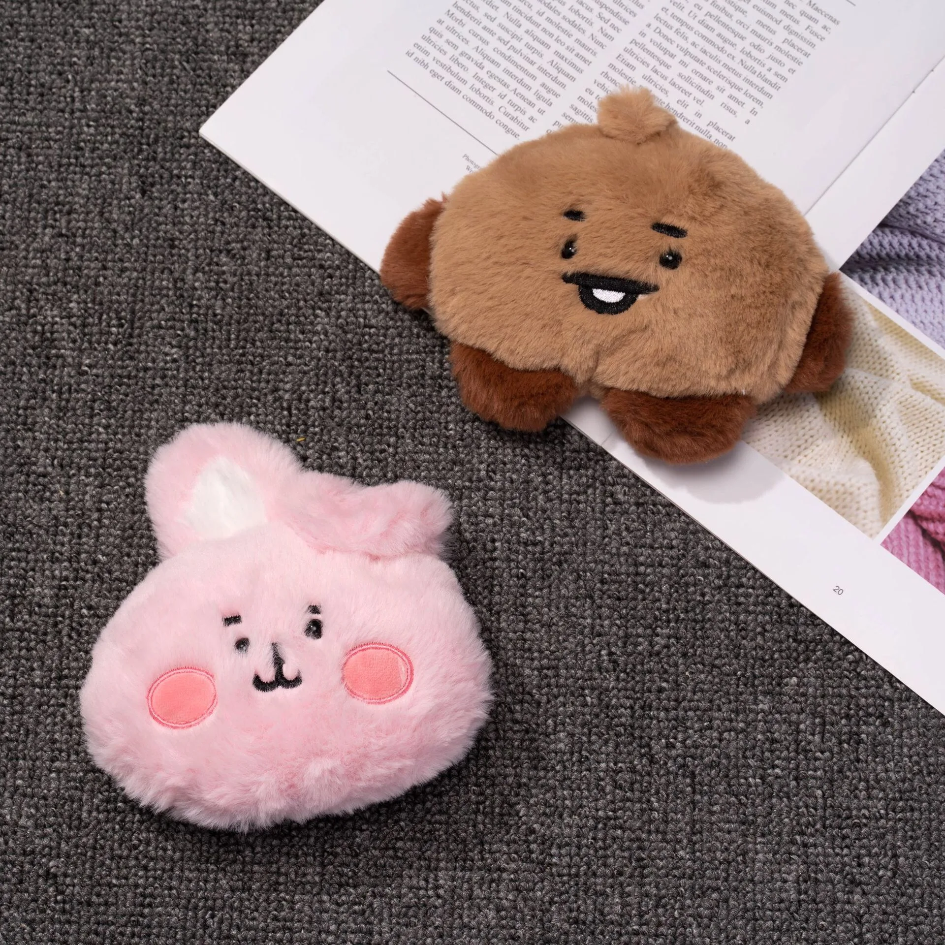 

JCBTSHPlush doll cartoon wallet storage coin bag student cute mini wallet