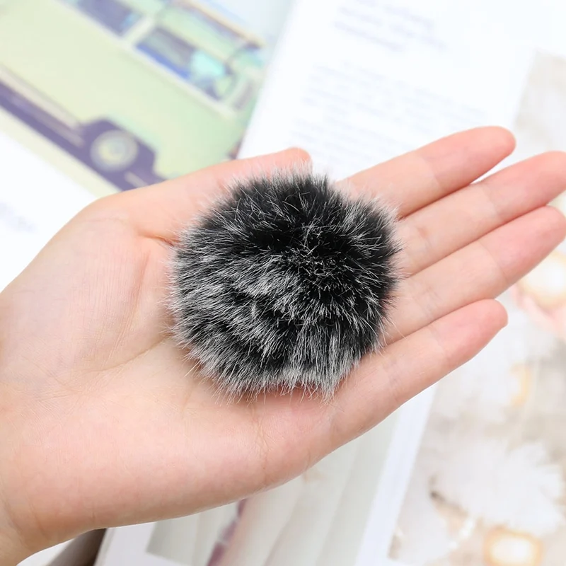 2020NEW Universal Lavalier Microphone Furry Windscreen Fur Windshield Wind Muff Soft For SONY RODE xiaomi Lapel Mic 5mm | Электроника