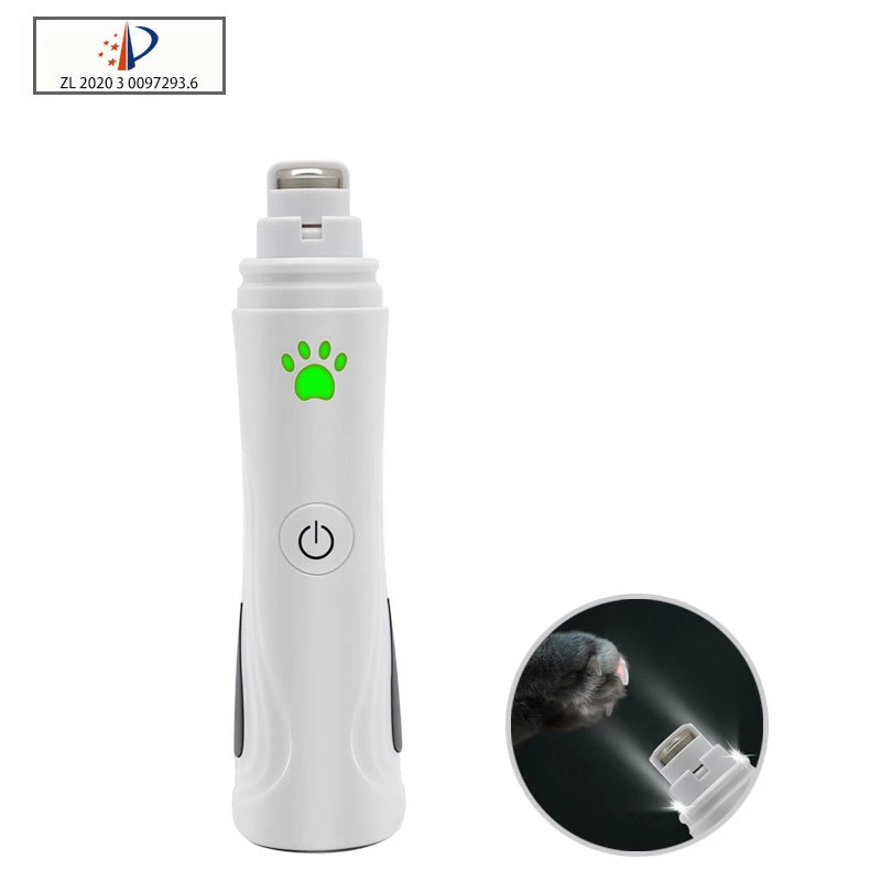 Electric Pet Nail Grinder Trimmer Pro Grooming Tool USB Rech