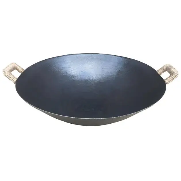 Чугунная посуда Wok сковорода без покрытия кастрюля для супа тушения газовая