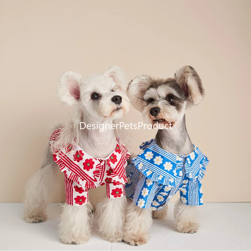 

Dog Clothes Dog Shirts for Small Dogs Puppy Clothes Luxury Dog Clothes Dog Shirts for Dogs Shirt for Cat Pet Flower Shirt