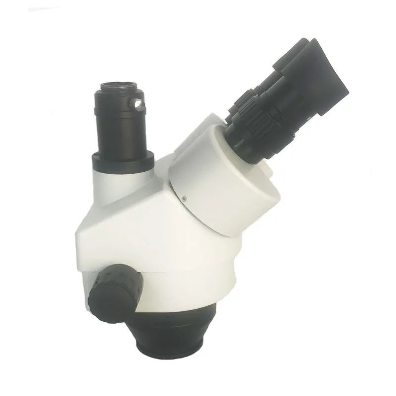 Вертикальный тринокулярный микроскоп с поддержкой 7X-45X 3.5X-90X Стерео Зум для пайки