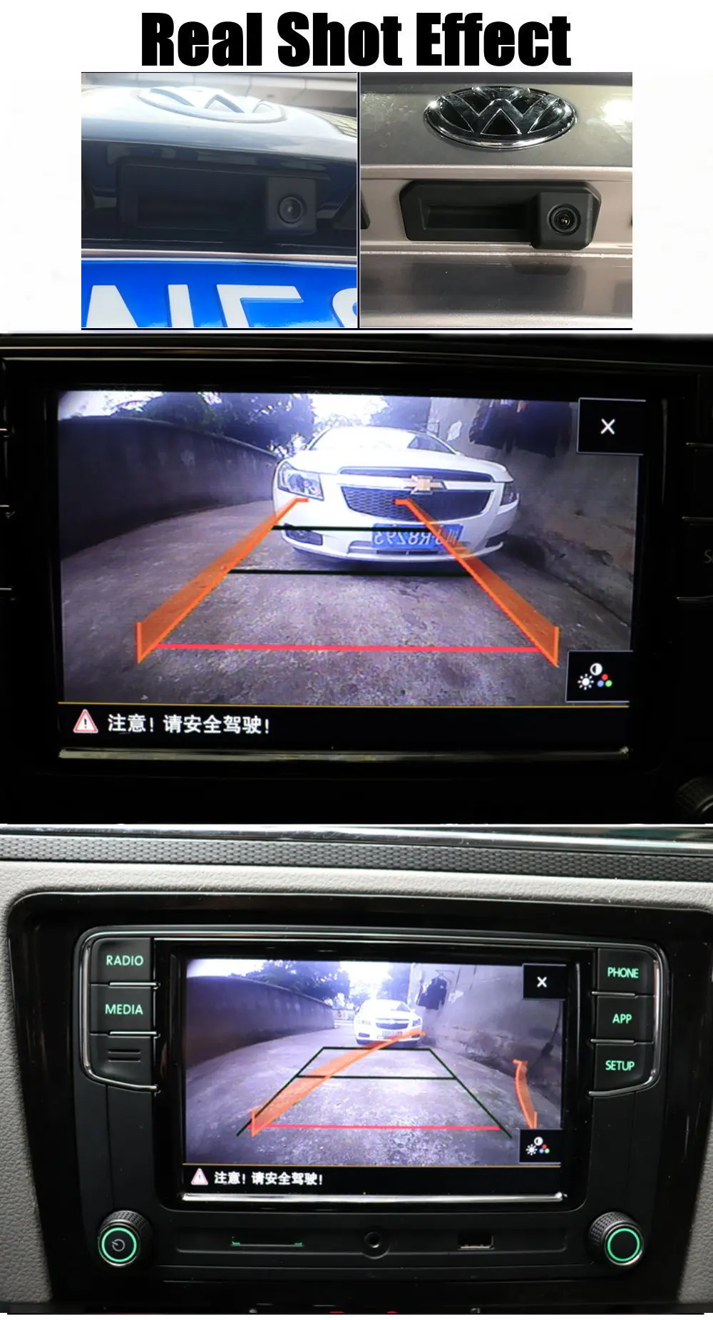 Original Screen Upgrade Reverse Dynamic Trajectory Parking Image Rear Camera Trunk Handle Car For Audi Q5 Q5L