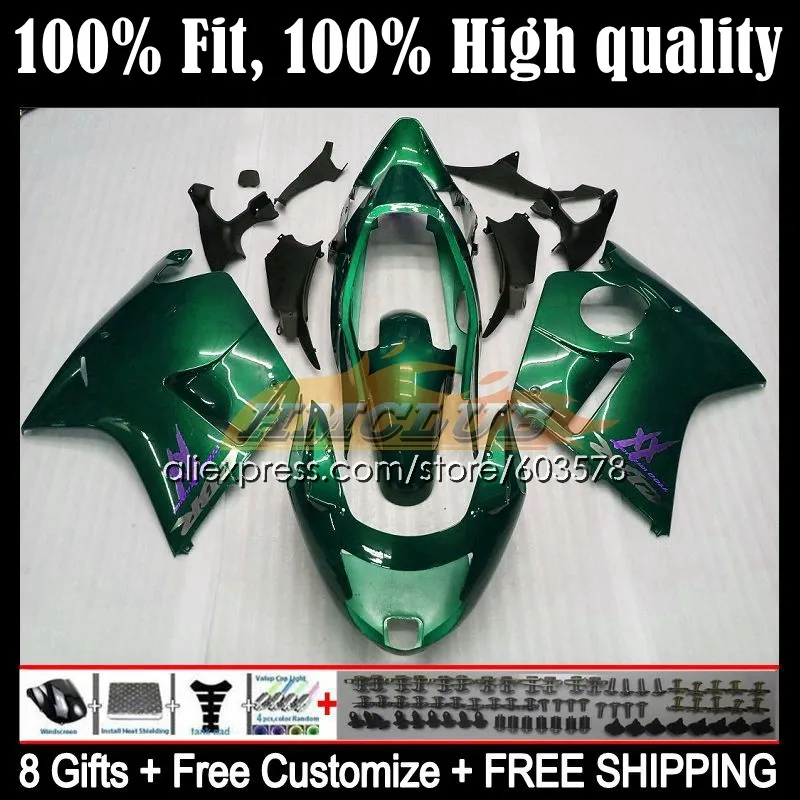 

OEM For HONDA Blackbird CBR1100XX 96 97 98 99 01 28CL.122 CBR1100 CBR 1100 XX 2002 2003 2004 2005 2006 2007 Fairing Dark green