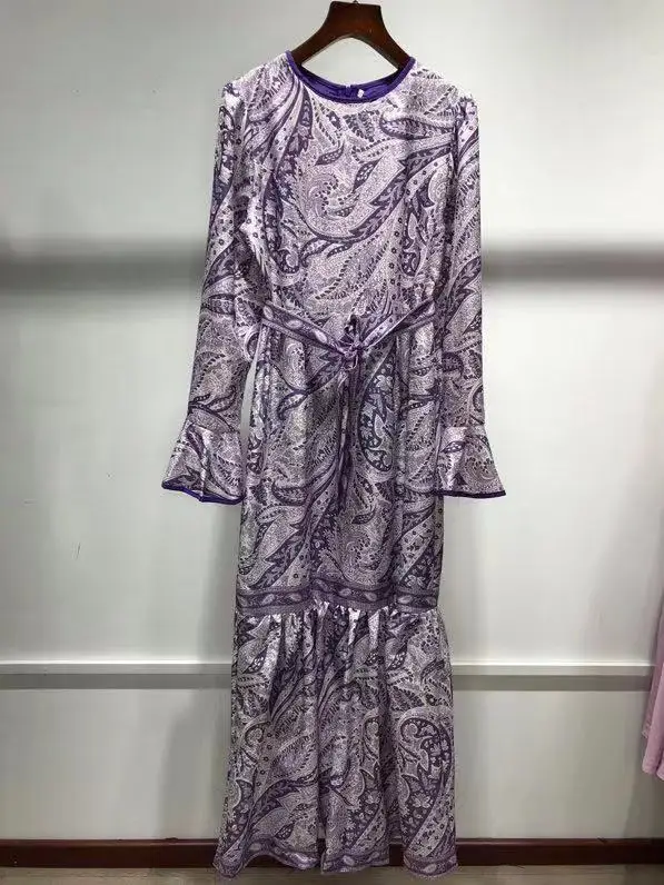 

High quality YK11752 New Fashion Women 2021 spring Luxury famous Brand European Design party style Dress