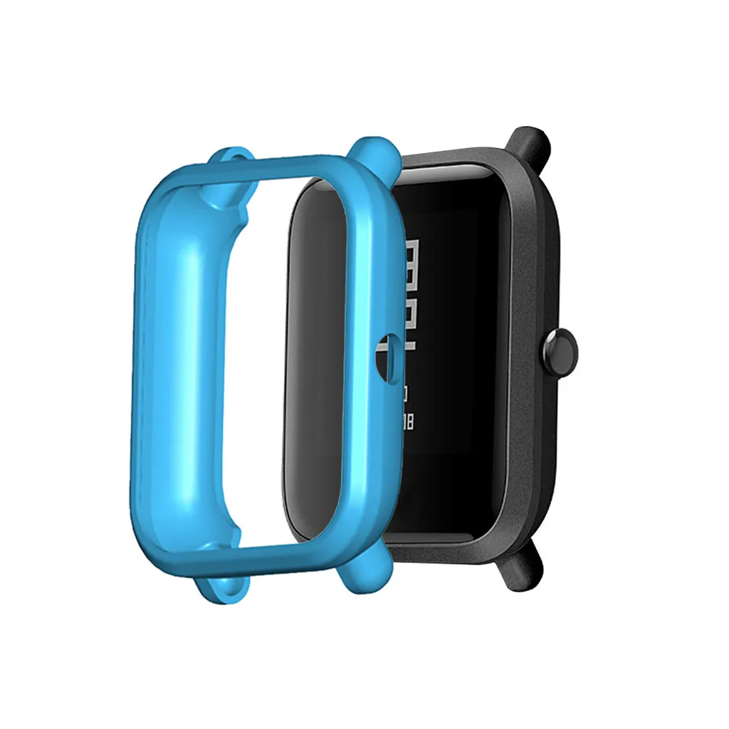 Модный мягкий защитный чехол из ТПУ для Xiaomi Huami Amazfit Bip Youth/Lite аксессуары FW3 |