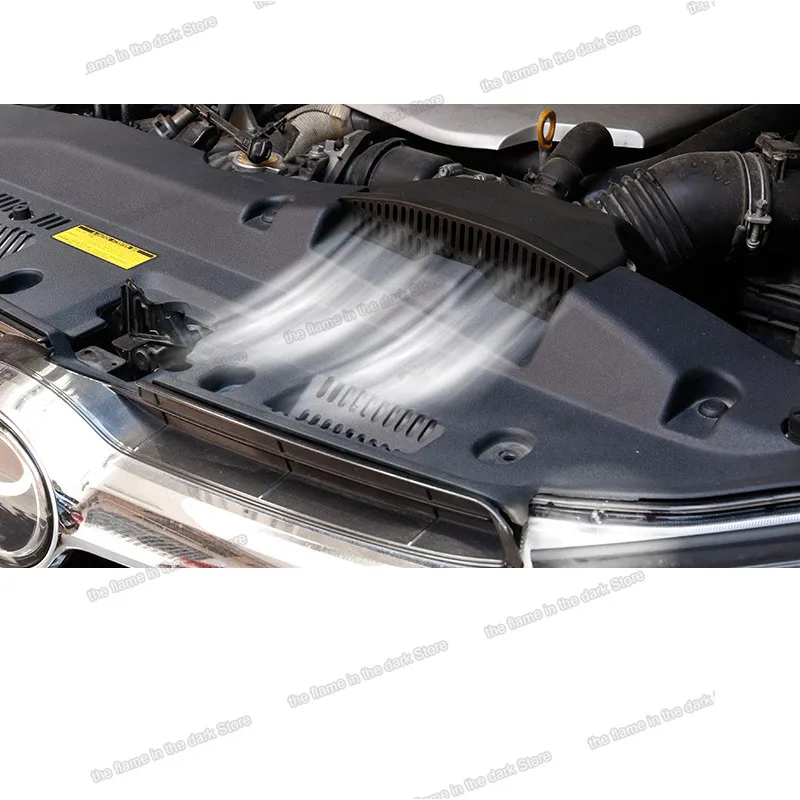 lsrtw2017 plastic car engine Air inlet cover protector panel for toyota highlander 2013 2014 2015 2016 2017 2018 2019 accessory |