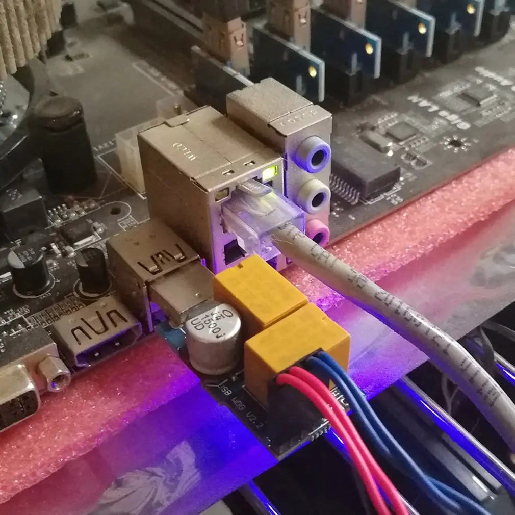 Новый сервер с двойным реле USB Watchdog компьютерная поломка синий экран карта