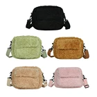 Простая Сумка через плечо, маленькая сумка-мессенджер для студентов, однотонная женская сумка, популярная простая Женская Повседневная сумка