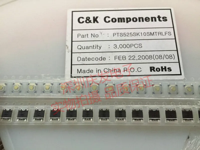 

100% PTS525SK10SMTRLFS 4*4*1,5 SMD 4pin