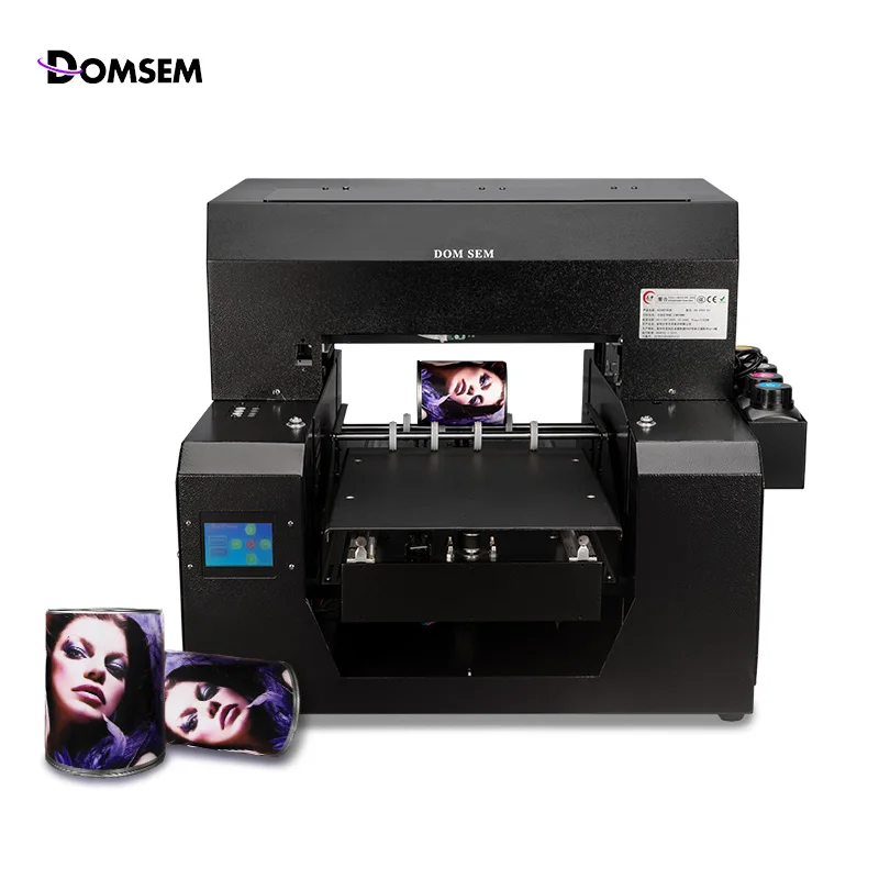 DOMSEM УФ принтер мульти A3 струйные принтеры планшетный цилиндр печатная машина для