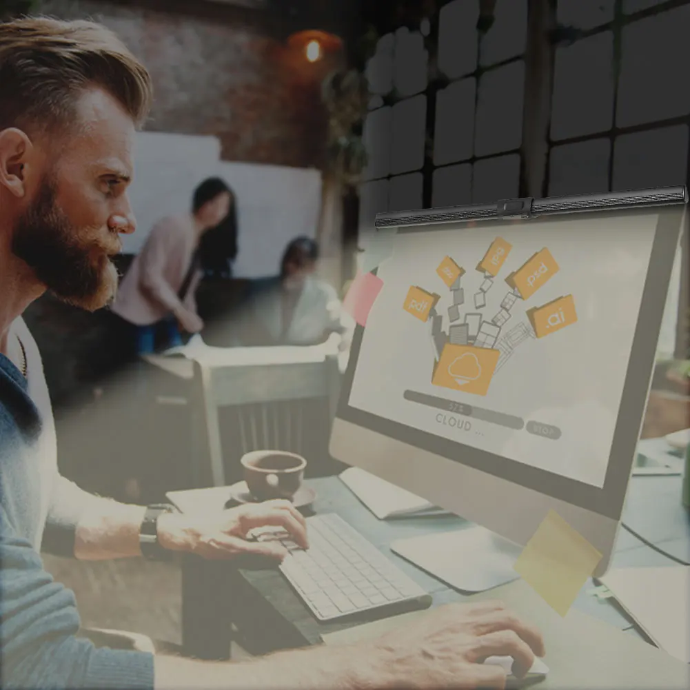 USB светодиодный Настольный светильник с регулируемой яркостью для монитора