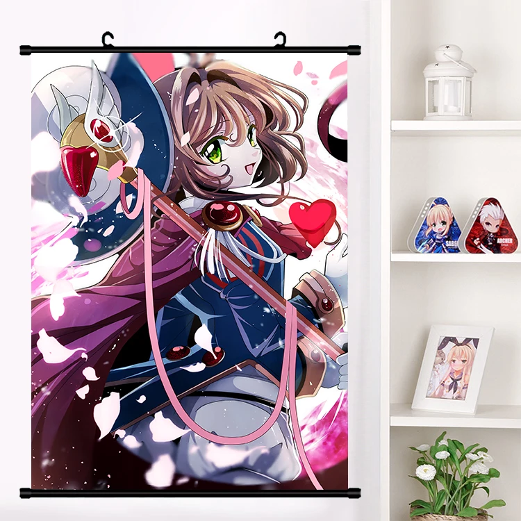 Аниме Cardcaptor Sakura Sakur CERBERUS наклейки на стену панно настенные подвесные плакаты