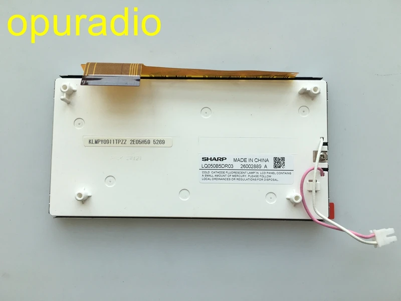 Новый 5-дюймовый ЖК-дисплей Shapp LQ050B5DR02 LQ050B5DR01 LQ050B5DR03 экран для mercedes автомобиля DVD GPS