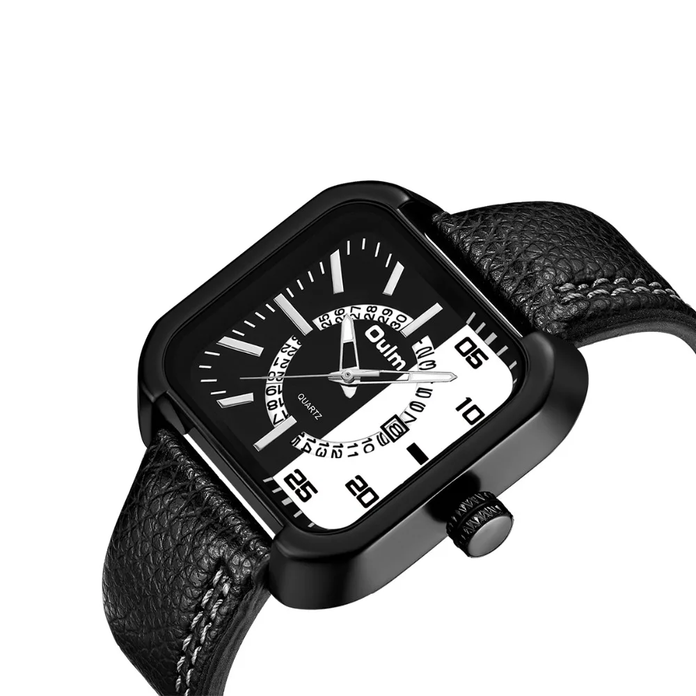 

Oulm Men Watches Top Brand Luxury Fashion Square Watch Men Waterproof Quartz Watches relogio masculino relojes para hombre