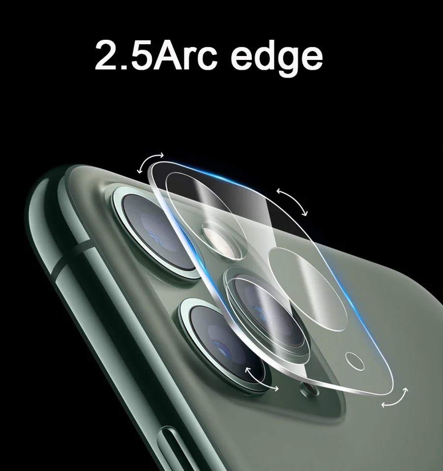 3D стерео HD прозрачный для IPhone 11 Pro Max задняя камера объектив Защитная пленка