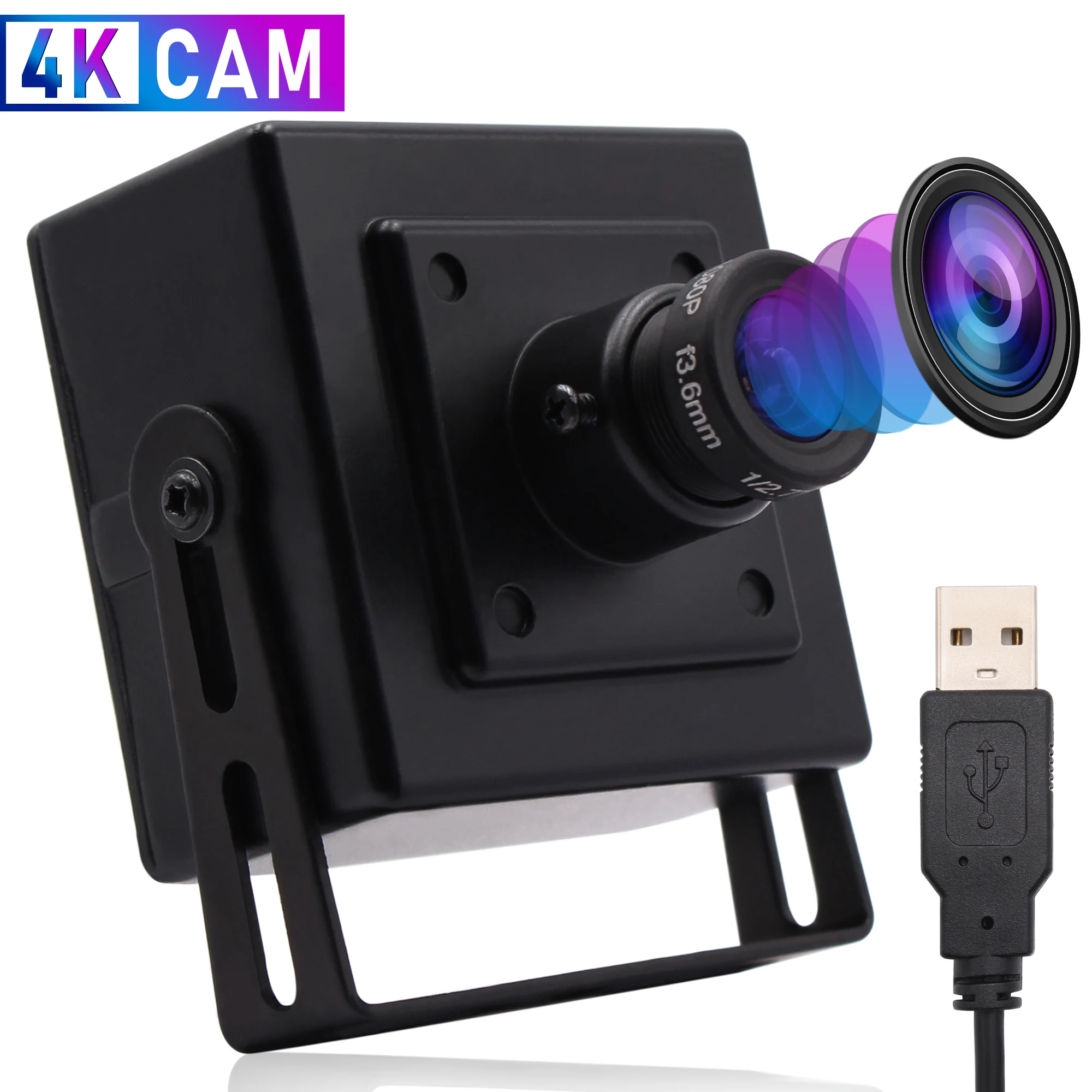 USB камера ELP 4K Sony IMX317 с датчиком MJPEG UVC бесплатным драйвером для Android Linux Windows