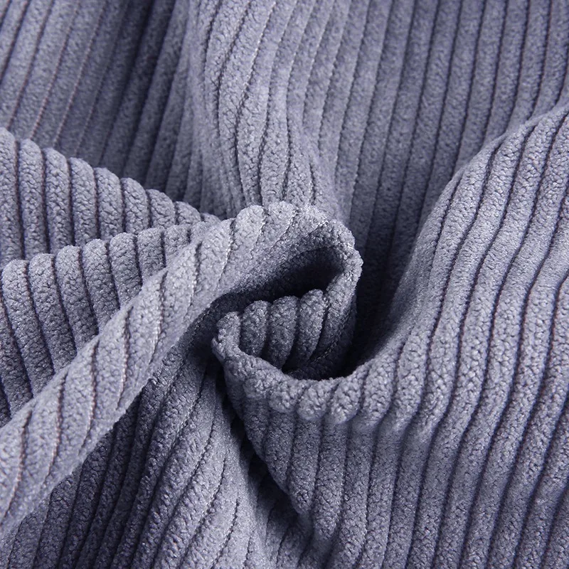 

Women'S Fashion Casual Corduroy Pocket Gray Drawstring Casual Pants Gray