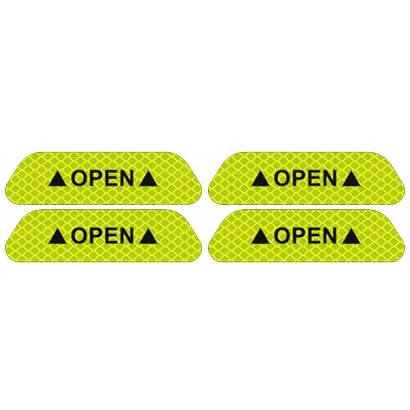 Car Open Reflective Tape Warning Mark sticker For Ford Focus 2 3 Fiesta Mondeo Kuga Citroen C4 C5 C3 Skoda Octavia A7 A5 Rapid |