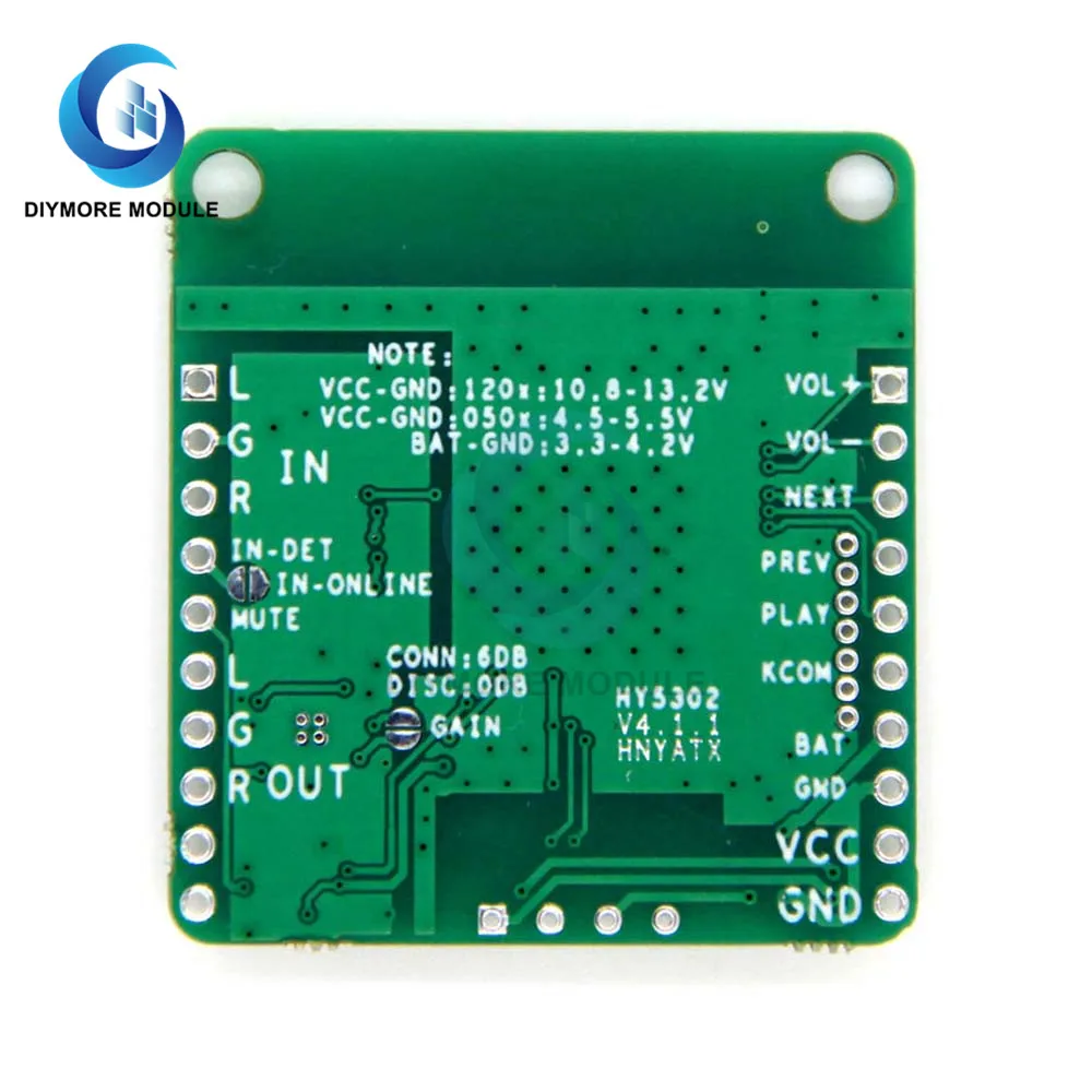 Плата Hi Fi аудио ресивера QCC3031 APTXHD Bluetooth 5 0 с AUX входом для домашнего усилителя