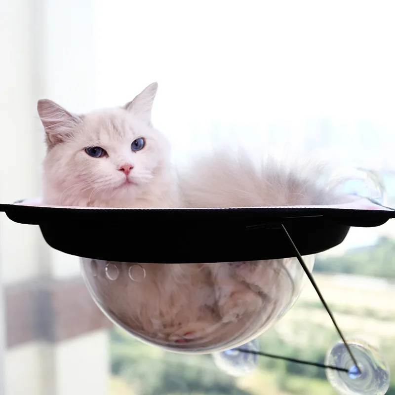 

Подвесной гамак для домашних животных, удобная мягкая подвесная кошачья кровать с креплением на окно