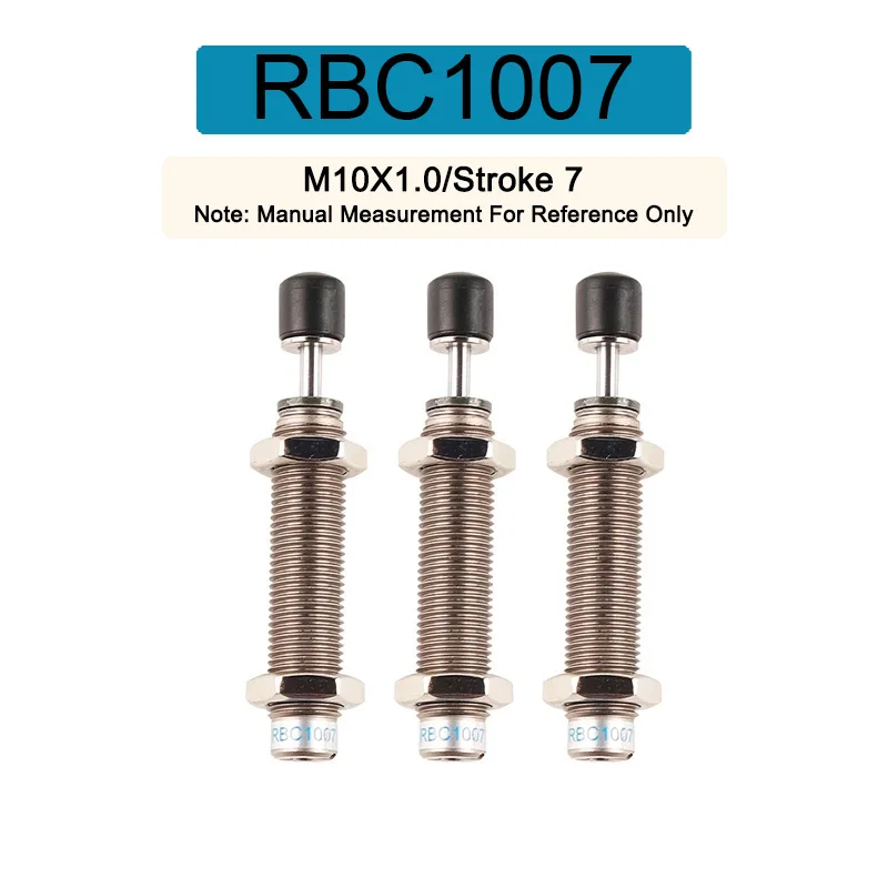 

RBC1007 RBC Series 7mm Stroke Pnuematic Hydraulic Buffer Air Cylinder Shock Absorber Adjustable Oil Pressure Hydraulic Absorber