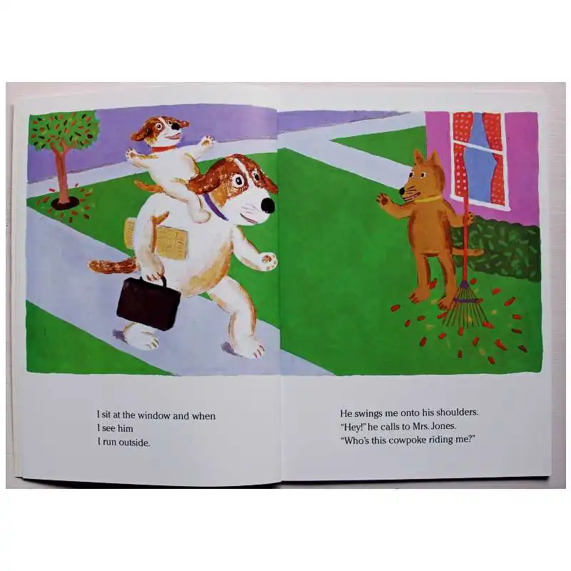 My Daddy and Me от Jerry Spinelli обучающая английская книга с картинками карта для детей