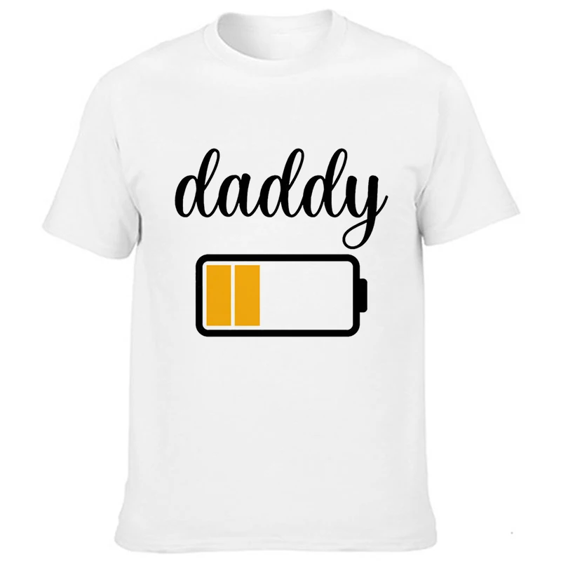 Camisetas a juego para pap&aacute;, mam&aacute;, hijo e hija, camisetas familiares con bater&iacute;a baja y bater&iacute;a cargada, camisetas divertidas para pap&aacute;, mam&aacute; y yo-3