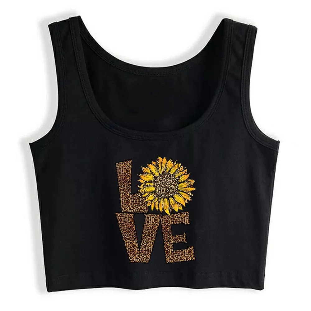 

Кроп-Топ женский леопардовый, с подсолнухом, эмо, гранж Y2k, женская одежда