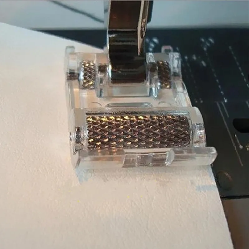 Роликовая прижимная лапка с низким хвостовиком для замков Singer Brother Janome швейных