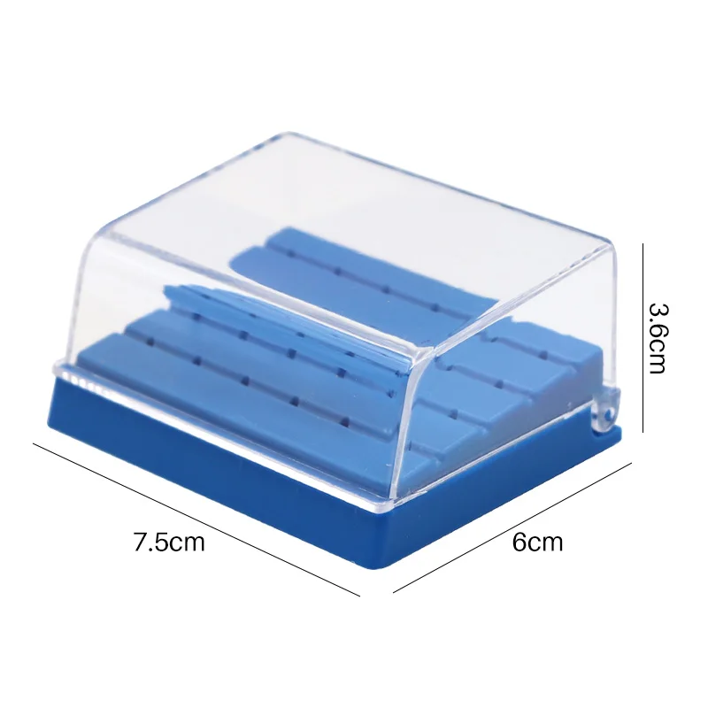 Держатель для Бора 1 шт. 24 Отверстия Бор зубов блоков автоклав стерилизатор чехол
