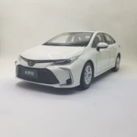 118 diecast model for toyota corolla 2019 white sedan alloy toy car miniature collection gifts hot selling altis