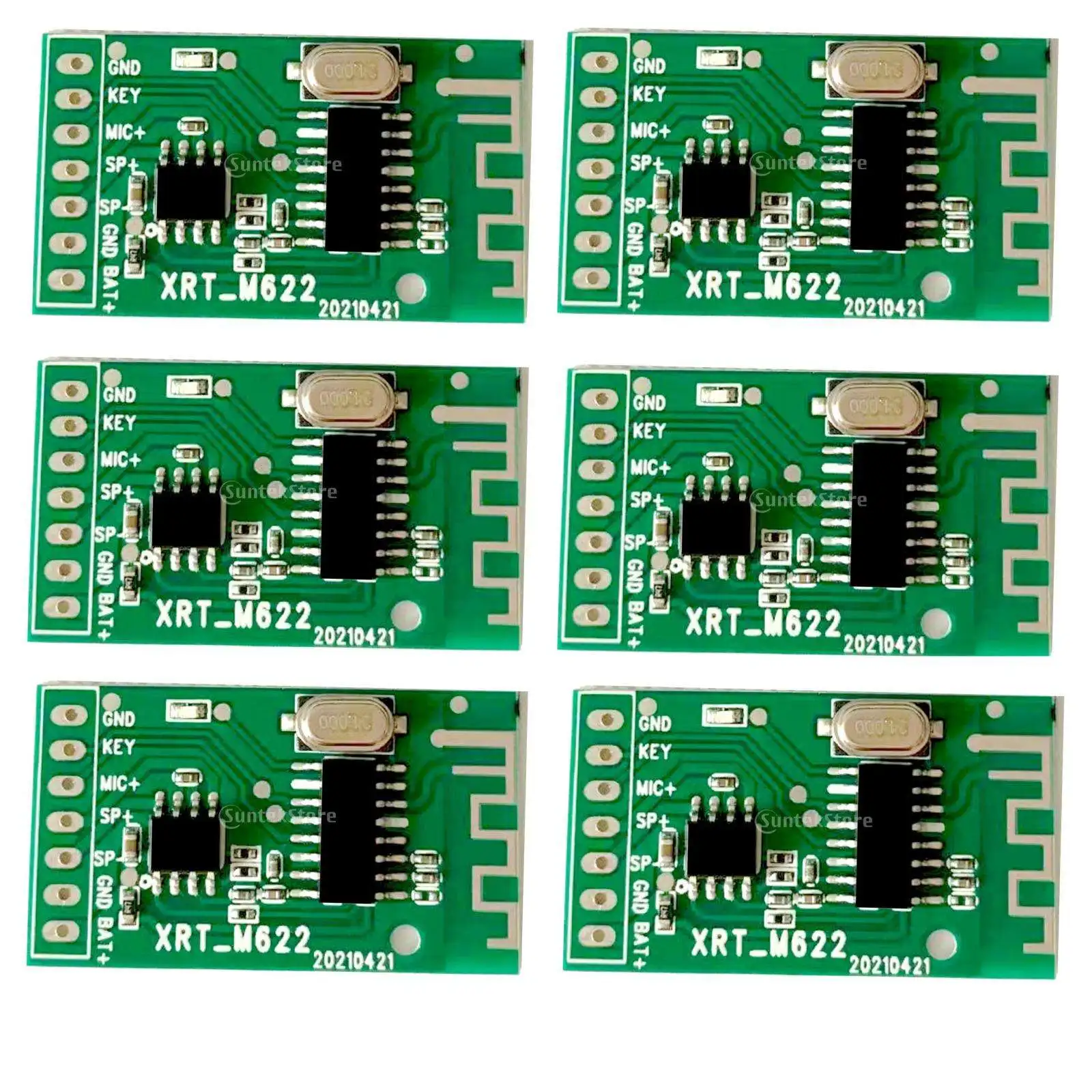 

Плата аудио усилителя, 6 шт., моно, Bluetooth 5,1 Amp для игрушек, бытовая техника, Массажные Стулья, электрические автомобили