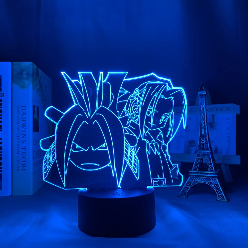 

Shaman King Yoh Asakura Anime Led Light for Bedroom Decor Nightlight Kids Birthday Gift Manga Night Light 3d Lamp Shaman King